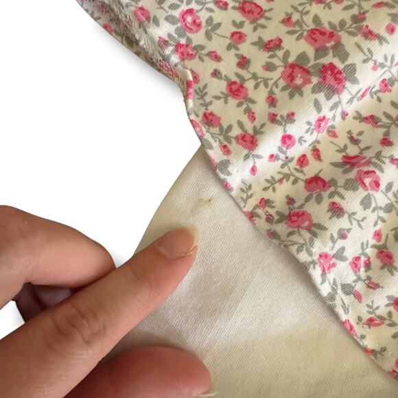 Émile et Rose Baby Girl 2-in-1 Romper Dress Outfit‎ 3M Pink Floral Cotton Blend - Picture 6 of 11